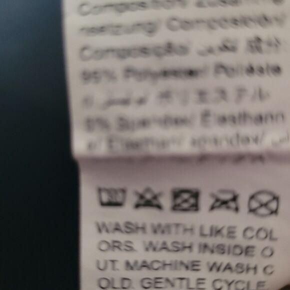 SHEIN Corduroy Pants Womens XS 2 (26Wx31L) Black High Rise Flare Boho Hippie - Picture 10 of 10